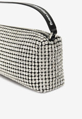 Alexander Wang Heiress Flex Crystal Embellished Shoulder Bag Crystal 20124P02MWHITE