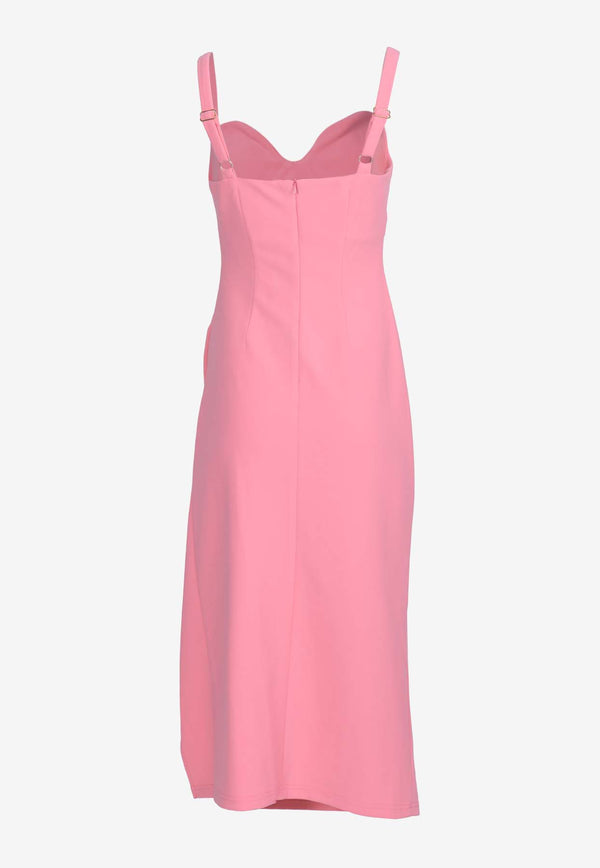 Elliatt Corfu Bustier Midi Dress Pink E7042407PINK