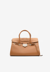 Jimmy Choo Rosalie Grained Leather Tote Bag Brown JCROSALIEBROWN_IH