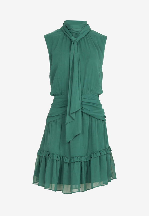 Elliatt Kavala Ruffled Mini Dress Dark Green EC6022401DARK GREEN