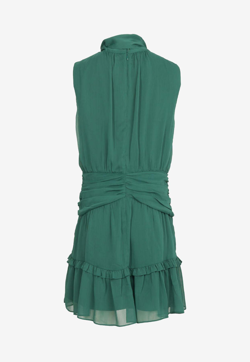 Elliatt Kavala Ruffled Mini Dress Dark Green EC6022401DARK GREEN