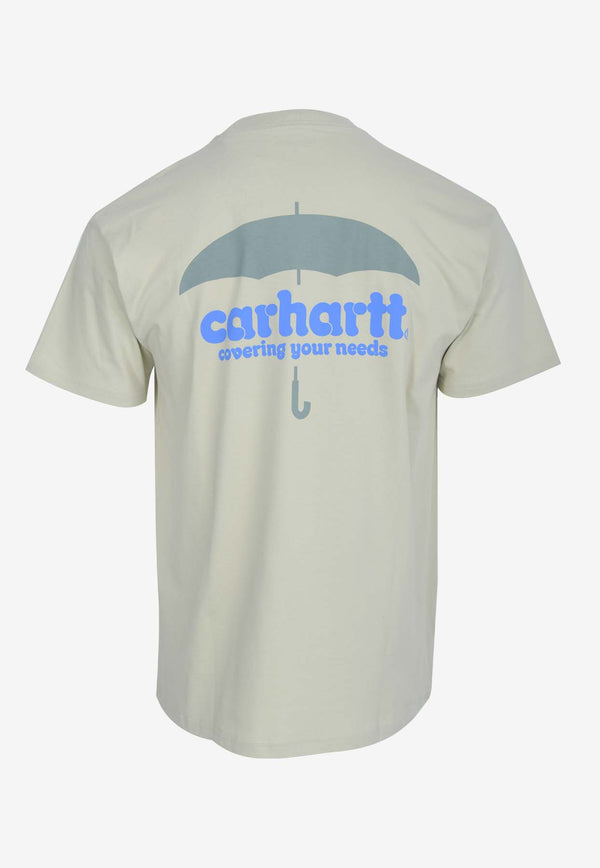 Carhartt Wip Cover Logo T-shirt Green I033165LIGHT GREEN