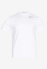Neil Barrett Human with Extraordinary Vision T-shirt White MY70260A-Y528WHITE/BLACK