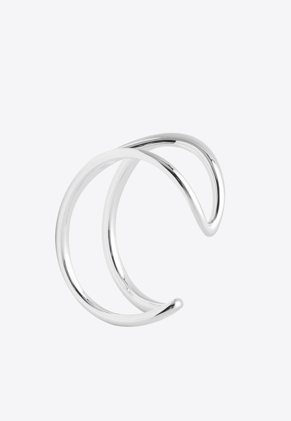 Hermès Chaine d'Ancre Punk GM Cuff Bracelet in Silver