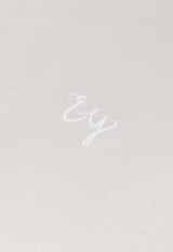 Eleventy Logo Embroidered Double Layer T-shirt Gray J75TSHJ05TES0J298DARK GREY/FLINT