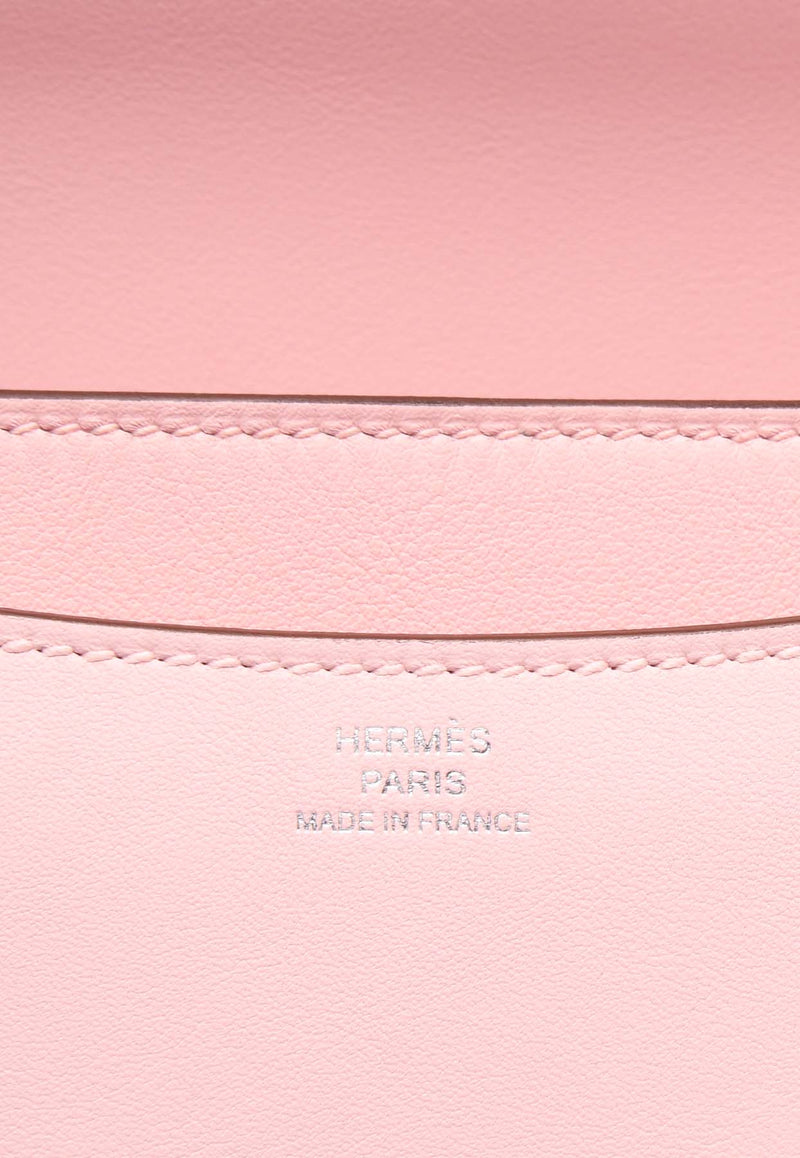 Hermès Constance 18 in Rose Sakura Swift Leather with Palladium Hardware