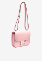 Hermès Constance 18 in Rose Sakura Swift Leather with Palladium Hardware