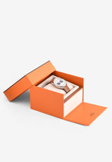 Extra Large Arceau Chronograph 42 mm Naturel Barenia Watch