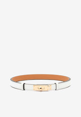 Hermès Kelly 18 Epsom Leather Belt with Rose Gold Buckle