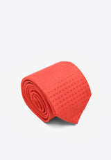 Hermès Faconnee H Silk Tie Red 030189TRED_IH