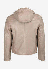 Hermès Reversible Zipped Leather and Technical Mesh Jacket