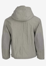 Hermès Zipped Hooded Jacket in Technical Crisp Cotton