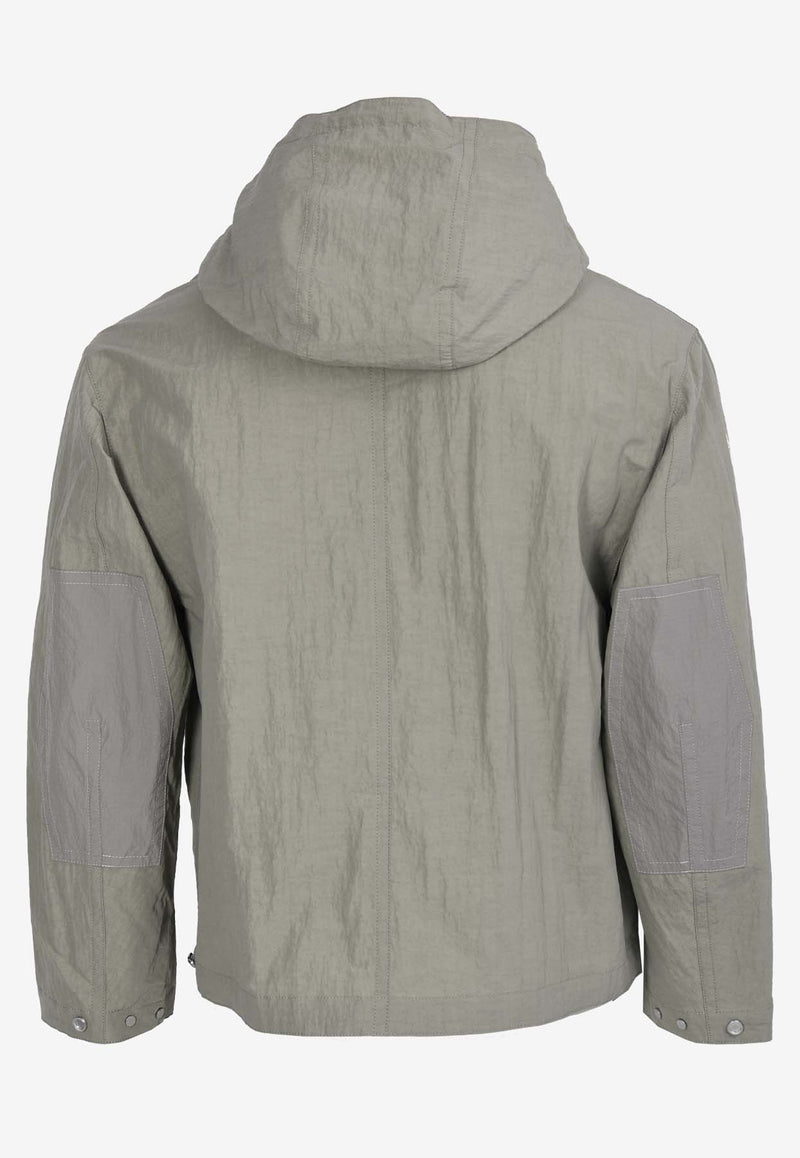 Hermès Zipped Hooded Jacket in Technical Crisp Cotton