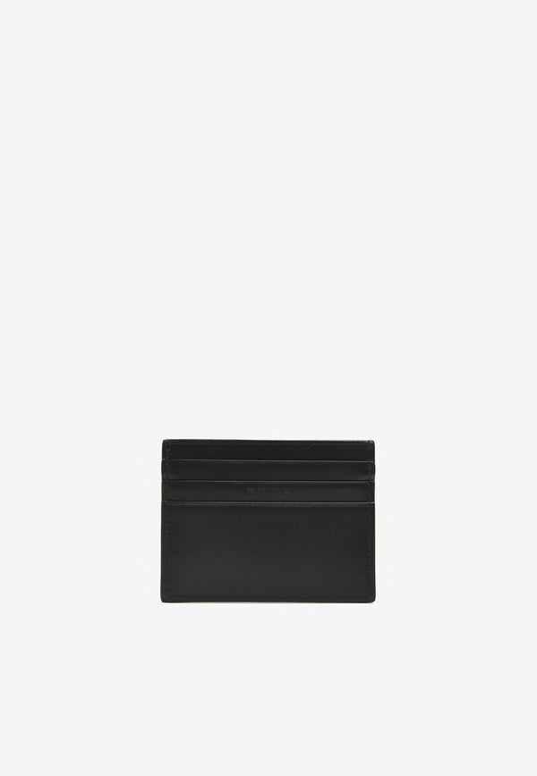 Etro Pegaso-Plaque Leather Cardholder Black 232P1H7692192BLACK