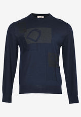 Hermès Decoupage Equestre Cashmere and Silk Sweater