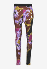 Versace Jeans Patterned Leggings Multicolor 75HAC101MULTICOLOUR