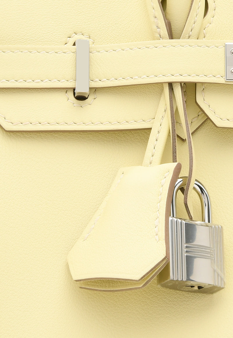 Hermès Birkin 25 in Jaune Milton Swift Leather with Palladium Hardware