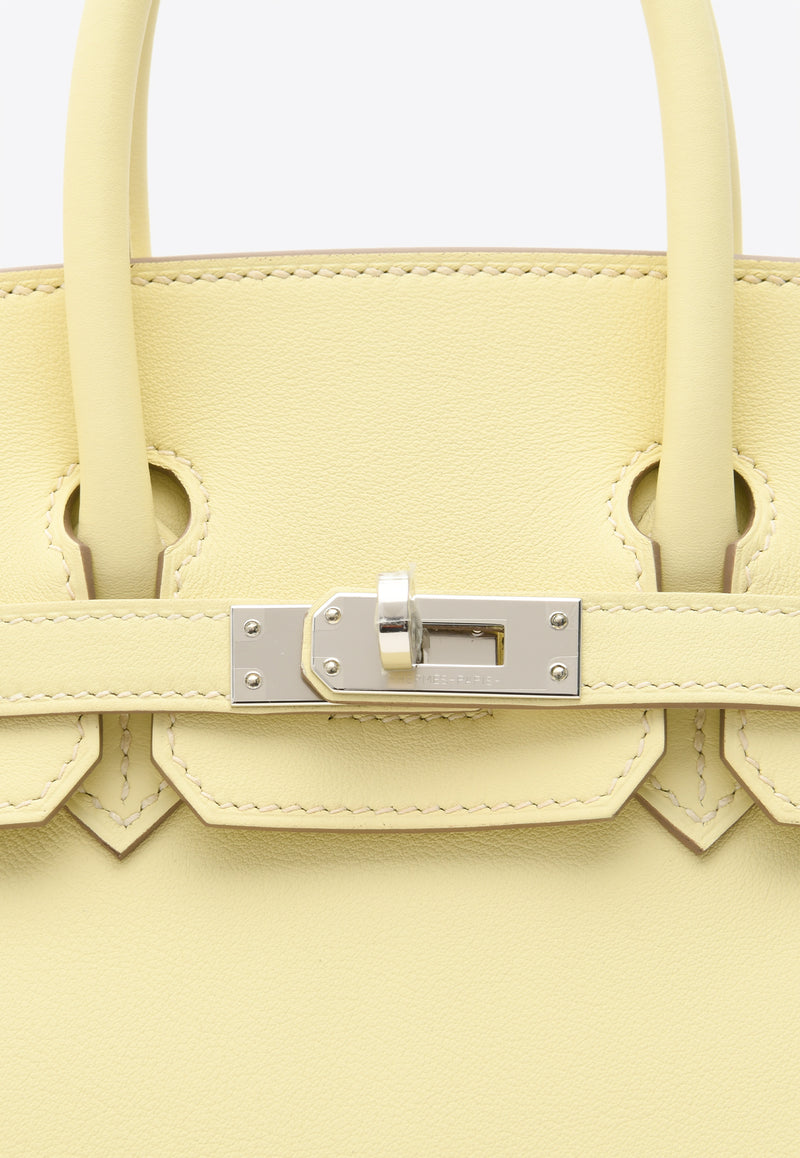Hermès Birkin 25 in Jaune Milton Swift Leather with Palladium Hardware
