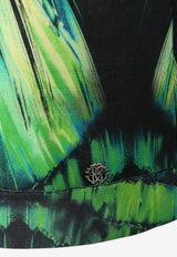 Printed Knit Top and Cardigan Set - Set of 2