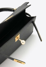 Mini Kelly 20 Sellier in Black Epsom Leather with Gold Hardware