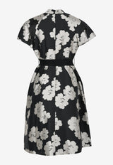 Floral Print Kimono Dress