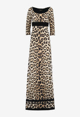 Cheetah Print Maxi Dress