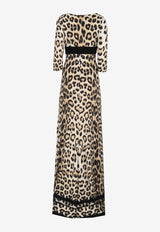 Cheetah Print Maxi Dress