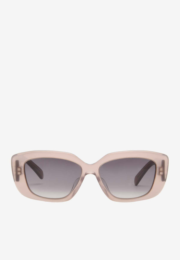 Celine Triomphe Square Sunglasses Gray CL40216UBROWN