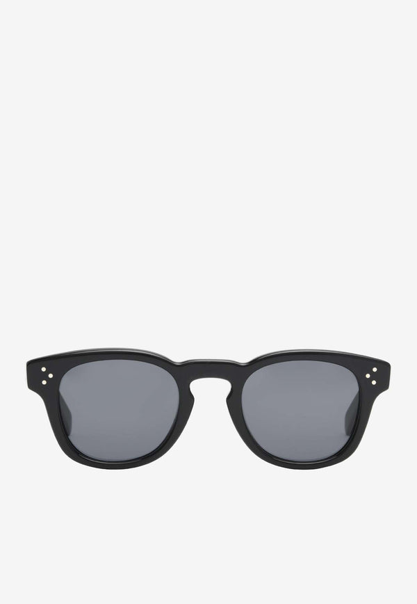 Celine Bold 3 Dots Rounded Sunglasses Gray CL40233IBLACK