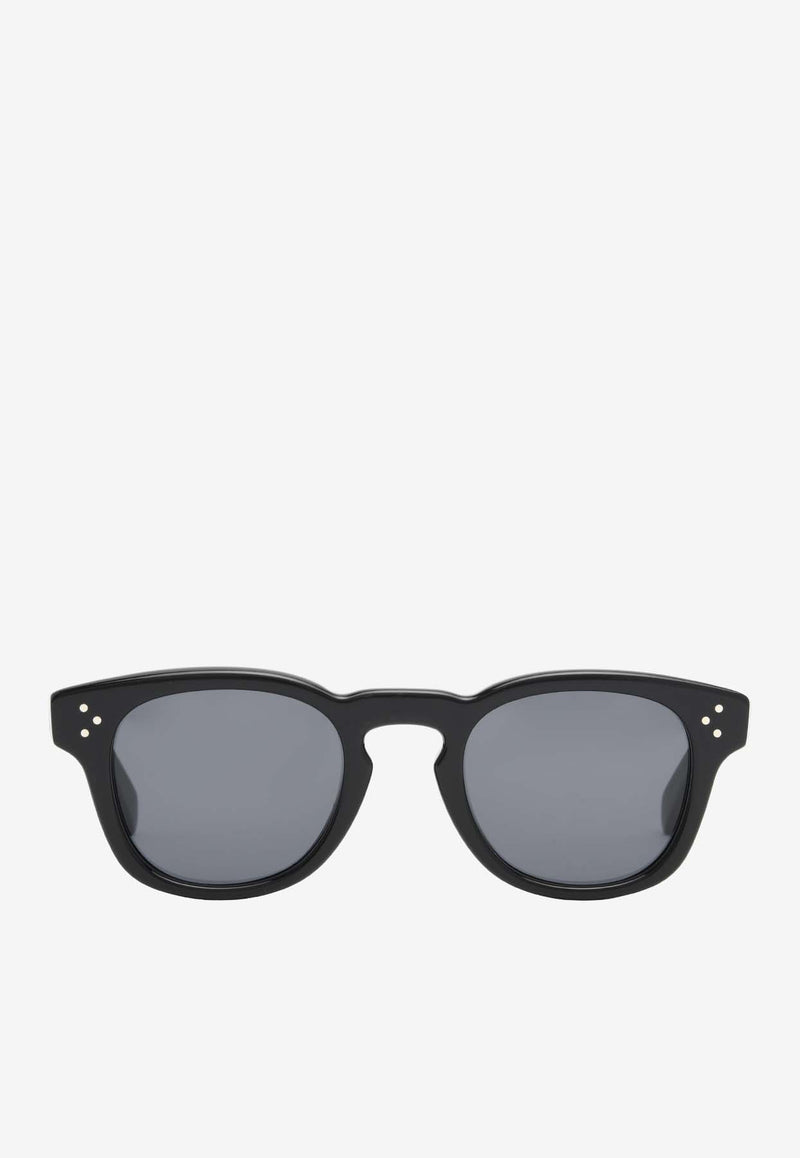 Celine Bold 3 Dots Rounded Sunglasses Gray CL40233IBLACK