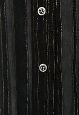 Guipure Lace Long-Sleeved Shirt