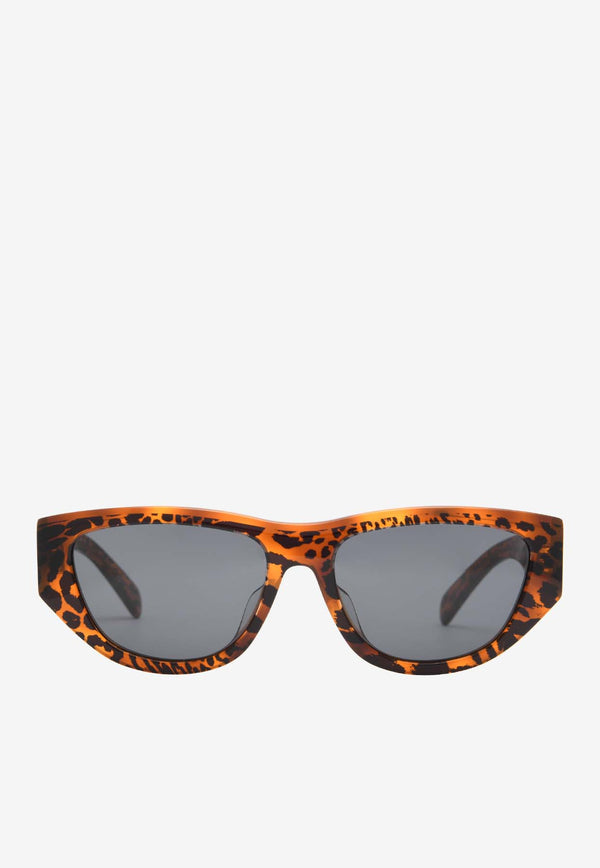 Celine Monochroms Havana Cat-Eye Sunglasses Gray CL40278UBROWN MULTI