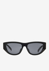 Celine Monochroms Cat-Eye Sunglasses Gray CL40278UBLACK