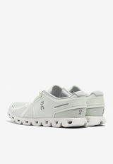 On Running Cloud 5 Low-Top Mesh and Leather Sneakers White ORC5LTMLSICE/WHITEM