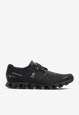 On Running Cloud 5 Low-Top Mesh and Leather Sneakers Black ORC5LTMLSALLBLACKW