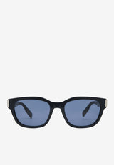 Dior Homme CD Icon Square Sunglasses Blue DM40122I@5490VBLACK MULTI