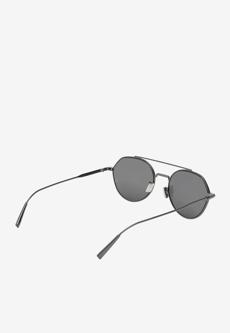 Dior Homme DiorBlack Suit Oval-Shaped Sunglasses Gray DM40112U@5412CGREY