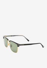 Tom Ford Hudson Square Sunglasses Green FT0997-H01N55GREEN