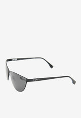 Fendi Fendi Cut-Out Cat-Eye Sunglasses Gray FE40138UBLACK