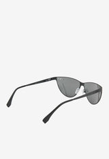 Fendi Fendi Cut-Out Cat-Eye Sunglasses Gray FE40138UBLACK