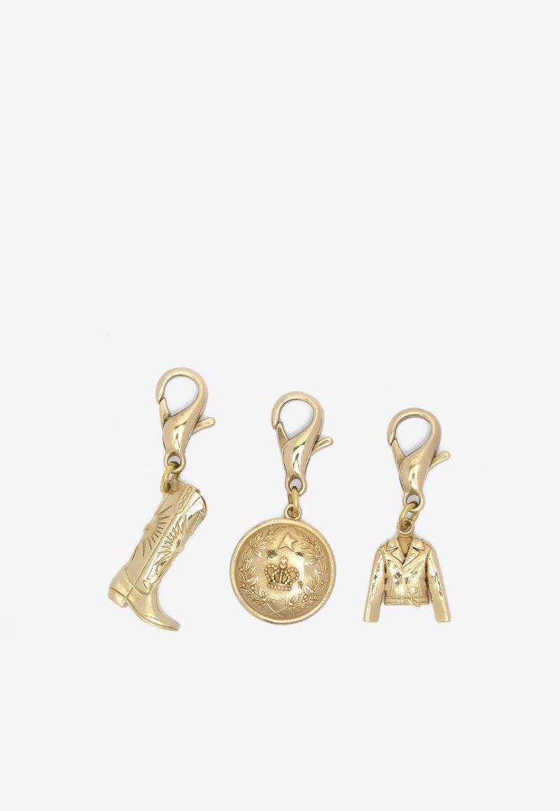 Golden Goose DB Love Charms - Set of 3 GUA00660.A000615.65121GOLD