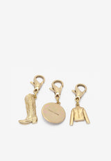 Golden Goose DB Love Charms - Set of 3 GUA00660.A000615.65121GOLD