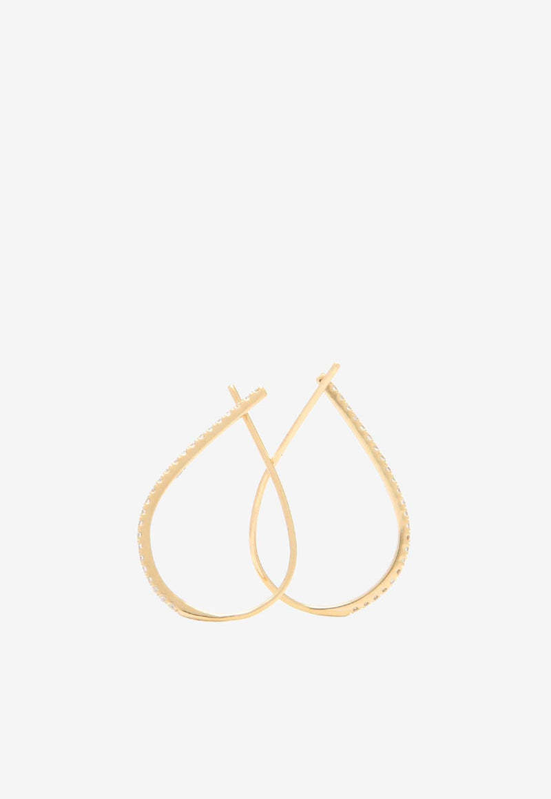 Fabula Diamond Hoop Earrings P-FAB-16565GOLD