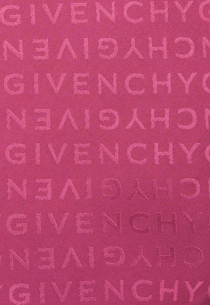 Givenchy All-Over Logo Silk Scarf GW7018J57713RED