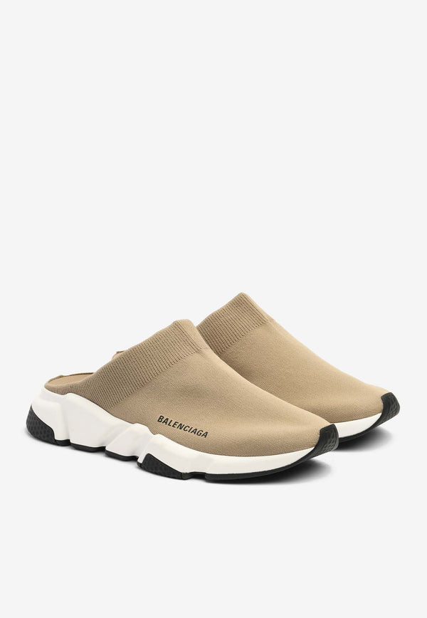 Balenciaga Speed Primeknit Sneaker Mules Beige 711475W2DB2BEIGE