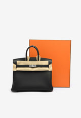 Hermès Birkin 25 in Black Togo Leather with Palladium Hardware