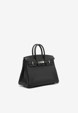 Hermès Birkin 25 in Black Togo Leather with Palladium Hardware