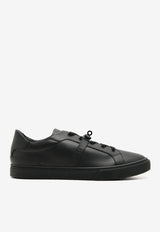 Hermès Day Monochrome Kelly Buckle Sneakers in Noir Calfskin
