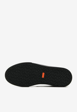 Day Monochrome Kelly Buckle Sneakers in Noir Calfskin