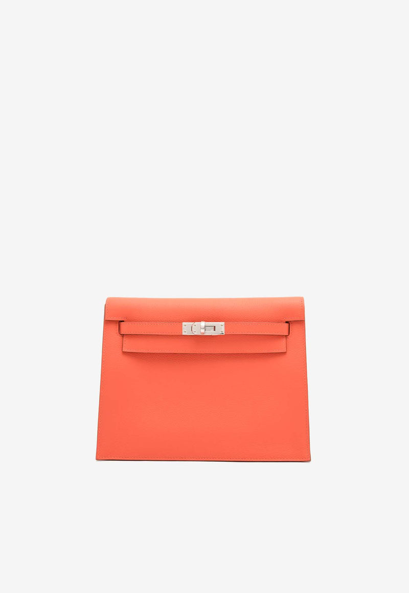 Hermès Kelly Danse in Orange Field Evercolor Leather with Gold Hardware